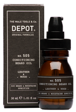 Ladda upp bild till gallerivisning, No.505 Beard Oil Leather & Wood 30ML