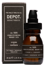 Ladda upp bild till gallerivisning, No.505 Beard Oil Ginger &amp; Cardamom 30ML

